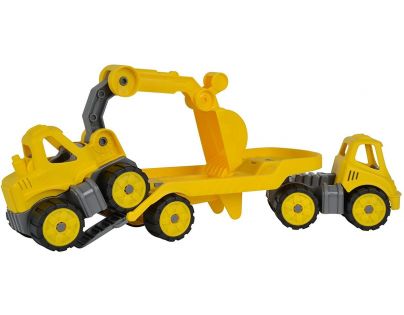 Big Power Worker Mini Transportér s bagrem 41 cm