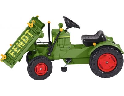 Big Šlapací traktor Fendt s vyklápěcí plošinou