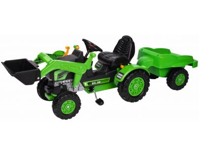Big Šlapací traktor Jim se lžící a vozíkem