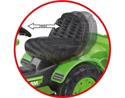 Big Šlapací traktor Jim se lžící a vozíkem