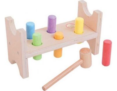 Bigjigs Baby Dřevěná zatloukačka
