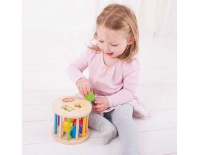 Bigjigs Baby Válec s tvary