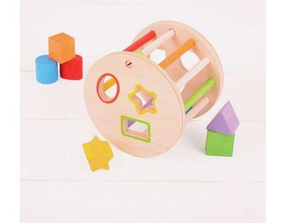 Bigjigs Baby Válec s tvary