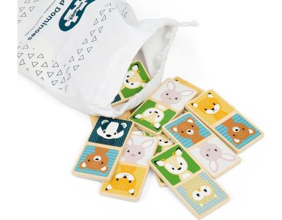 Bigjigs Toys Domino lesní zvířátka
