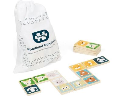 Bigjigs Toys Domino lesní zvířátka