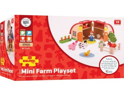 Bigjigs Toys Farma v kufříku