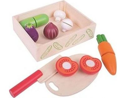 Bigjigs Toys Krájení zeleniny v krabičce