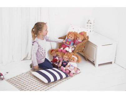 Bigjigs Toys Látková panenka Poppy 28 cm