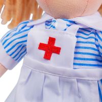 Bigjigs Toys Látková panenka zdravotní sestřička Nancy 28 cm 4