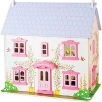 Bigjigs Toys Růžový domek pro panenky 3