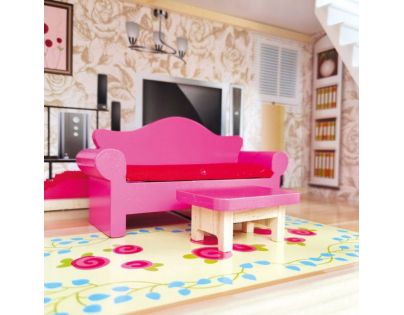 Bino Domeček pro panenky 15 ks