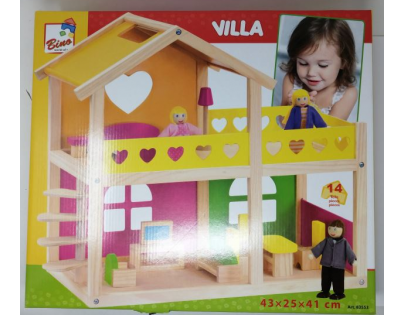 Bino Domeček pro panenky Villa