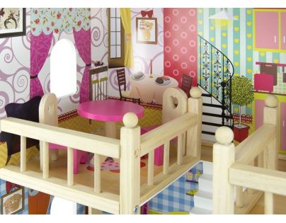 Bino Domeček s nábytkem 17ks - Poškozený obal