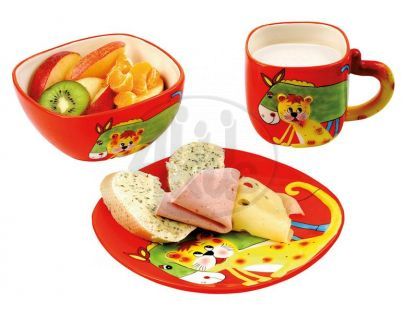 Bino 83314 - Jídelní sada - tygr (dolomit)