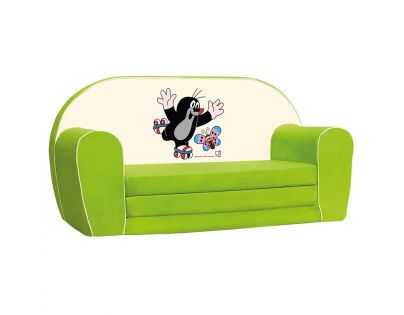 Bino Krteček mini pohovka zelená