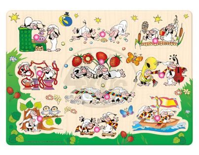 Bino 13162 Puzzle Křemílek a Vochomůrka