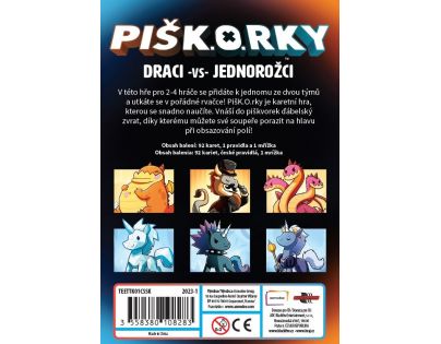 Black Fire Pišk.o.rky Draci vs Jednorožci