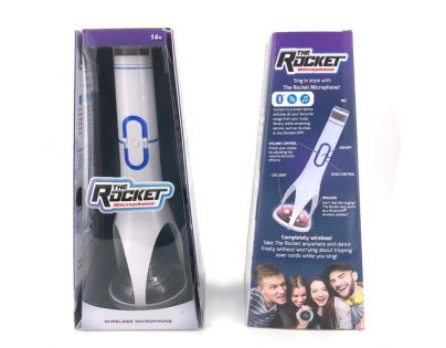 Black Fire Singing Rocket Machine White