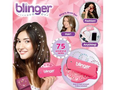 Blinger Diamantová kolekce růžová