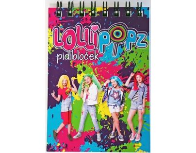 Bloček Lollipopz velikost A7