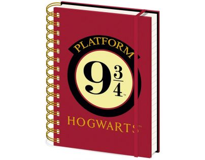 Pyramid International Blok A5 kroužkový Harry Potter 9 a tři čtvrtě