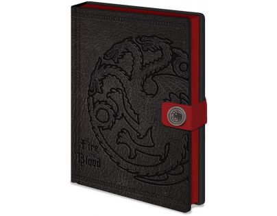 Epee Merch Zápisník A5 premium Hra o Trůny Targaryen
