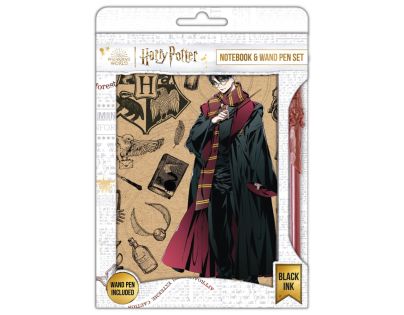 Bluesky Harry Potter Blok s perem Navy & Gold