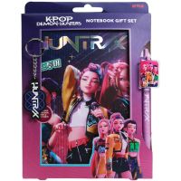 Bluesky K-pop Demon Hunters Dárkový set (blok, pero, klíčenka - Huntrix) 3