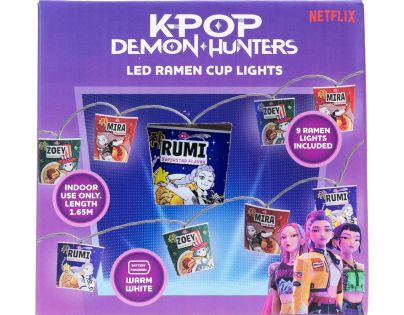 Bluesky K-pop Demon Hunters Světelný řetěz Ramen