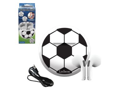 Lexibook Bluetooth sluchátka do uší Fotbal s vestavěným mikrofonem