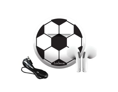 Lexibook Bluetooth sluchátka do uší Fotbal s vestavěným mikrofonem
