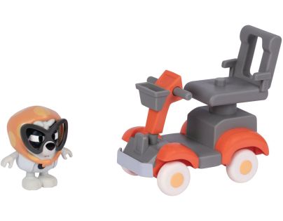 Bluey Babička Muffin a její vozítko Grannie mobile