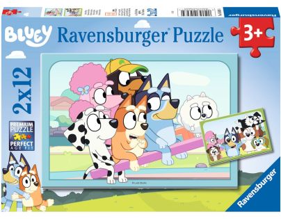 Ravensburger Bluey na hřišti 2x12 dílků