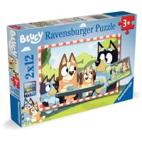 Ravensburger Bluey na pikniku 2x12 dílků