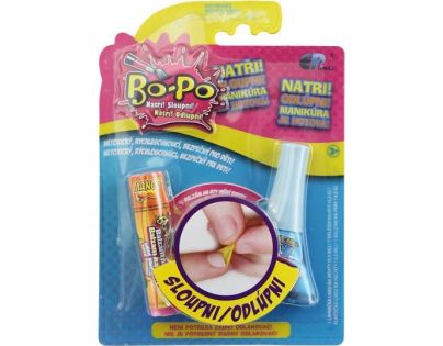 EP Line Bo-Po Lak na nehty a balzám Světle modrá a zmrzlina