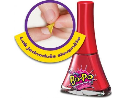 EP Line Bo-Po Lak na nehty a balzám Tmavě růžová a zmrzlina