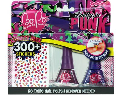 Bo-Po módní sada Punk červená a fialová