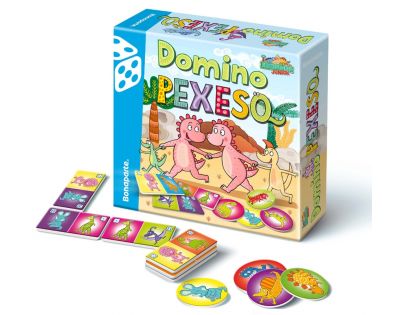 Bonaparte Domino + Pexeso Prehistoric junior