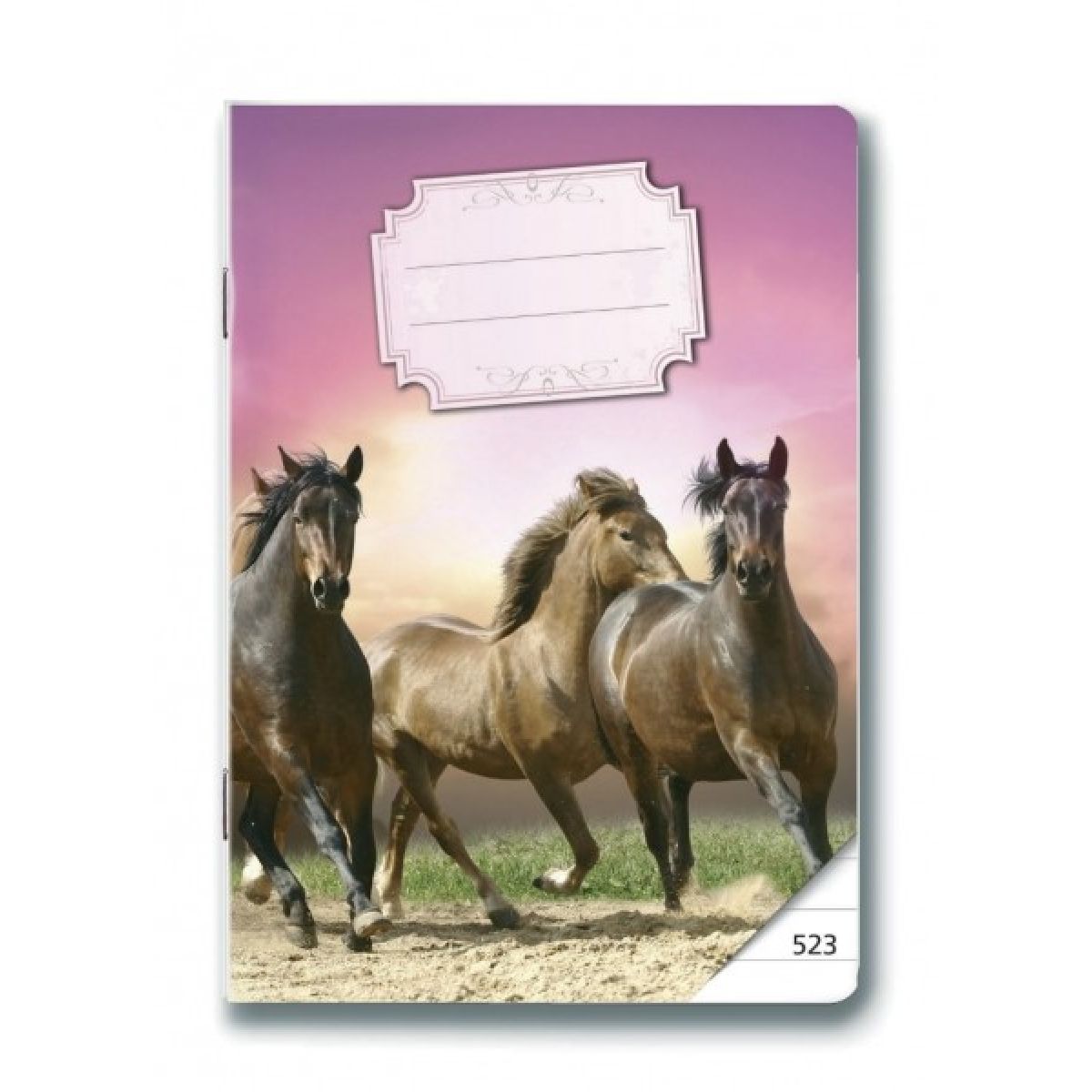 Bonaparte Sešit A5 523 Koně, 20 listů linkovaný