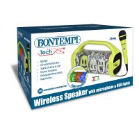 Bontempi Bezdrátový reproduktor s dynamickým mikrofonem a světelnými efekty 3