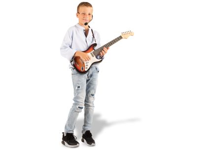 Bontempi Elektrická kytara s mikrofonem a head setem