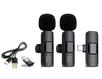 Bontempi Mini kruhové světlo s dvěma bezdrátovými klopovými mikrofony