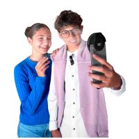 Bontempi Mini kruhové světlo s dvěma bezdrátovými klopovými mikrofony 5