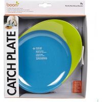 Boon Catch Plate Talíř s přísavkou modro zelený 3