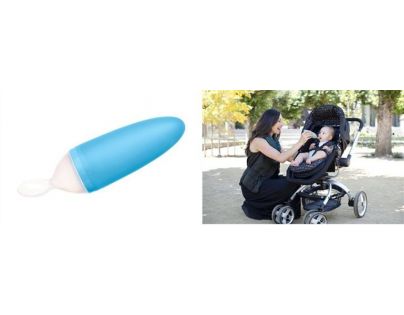 Boon Squirt Krmící lžička s dávkovačem modrá