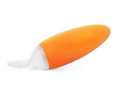 Boon Squirt Krmící lžička s dávkovačem oranžová