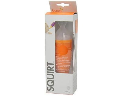 Boon Squirt Krmící lžička s dávkovačem oranžová