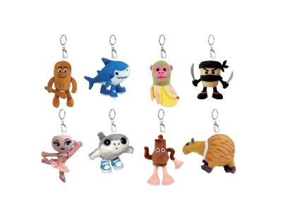 Brainrot Plyšová klíčenka 10 cm Cappuccino Assassino