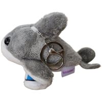Brainrot Plyšová klíčenka 10 cm Tralalero Tralala šedý