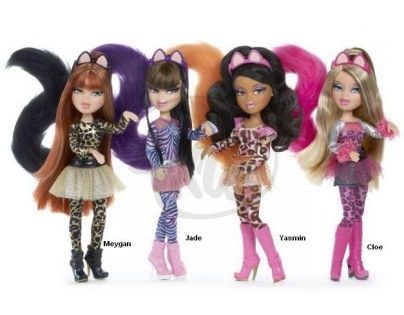 BRATZ Kočičí panenka 4 druhy - Cloe